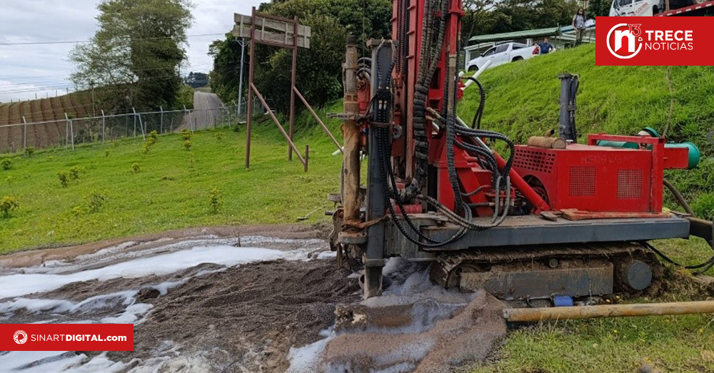 MINAE detiene perforación ilegal de pozo en Potrero Cerrado de Oreamuno