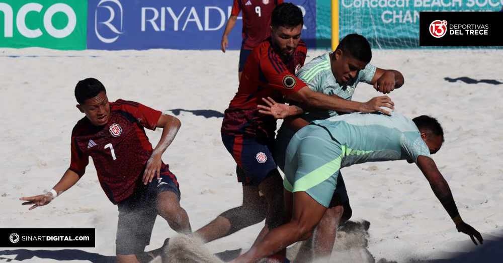 Costa Rica prácticamente fuera del mundial de fútbol playa