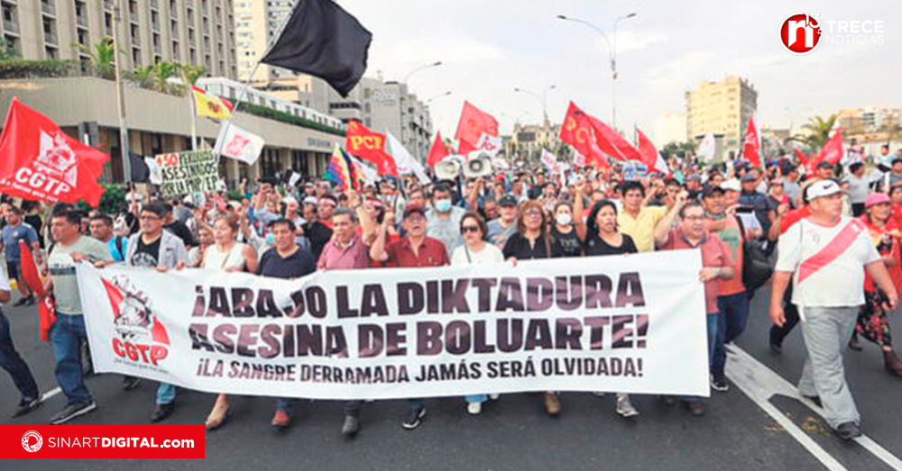 Se reinician protestas en Perú pidiendo adelanto de elecciones y renuncia de Boluarte