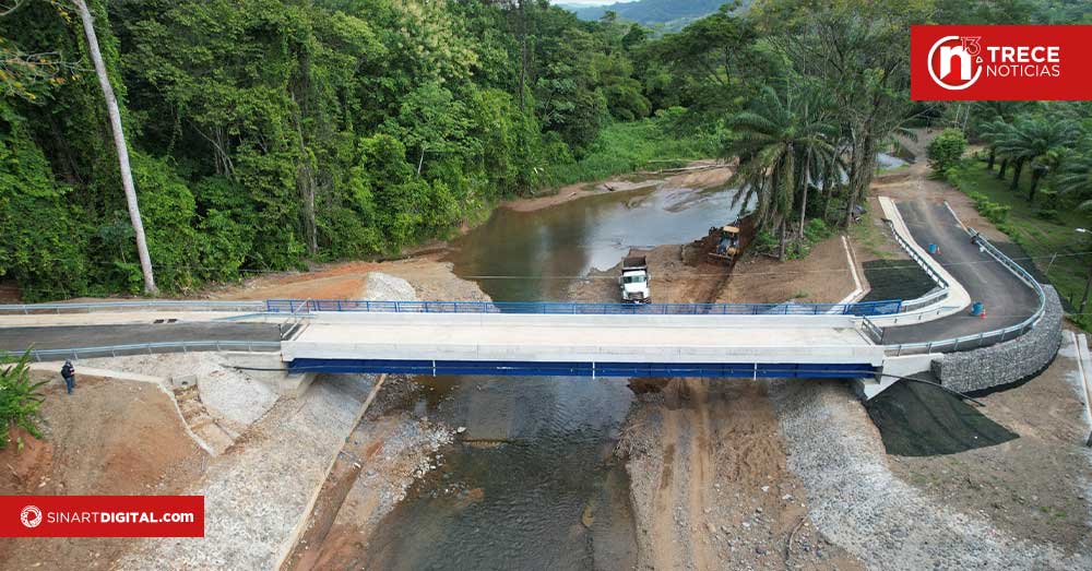 Nuevo puente sobre el río Rey mejora acceso a comunidades indígenas de Puriscal