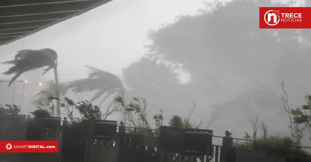 El supertifón Ragasa toca tierra en China continental tras causar 14 muertos en Taiwán