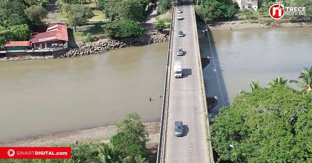 Este lunes inicia rehabilitación de puente sobre río Barranca