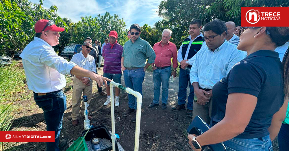 Mangueros de Guanacaste recibieron apoyo para sistema de riego por goteo