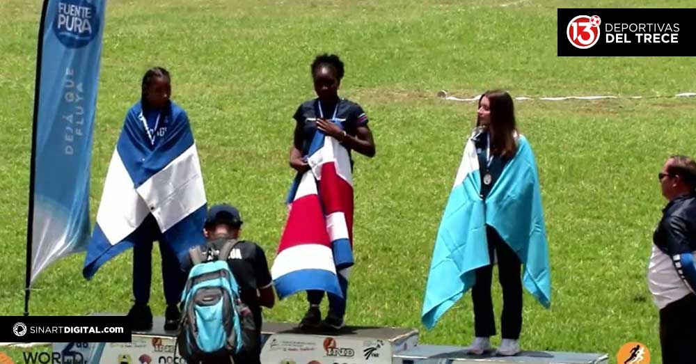 Tica regresa con oro de Centroamericano