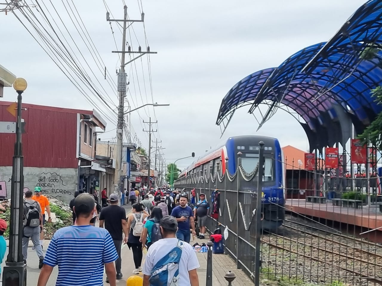 Servicio de tren disponible la noche del 01 y madrugada del 02 de agosto a San José