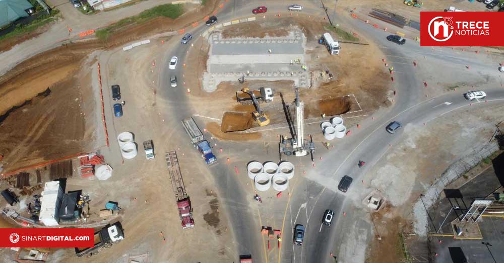 Intercambio de San Ramón alcanza avance general del 25%