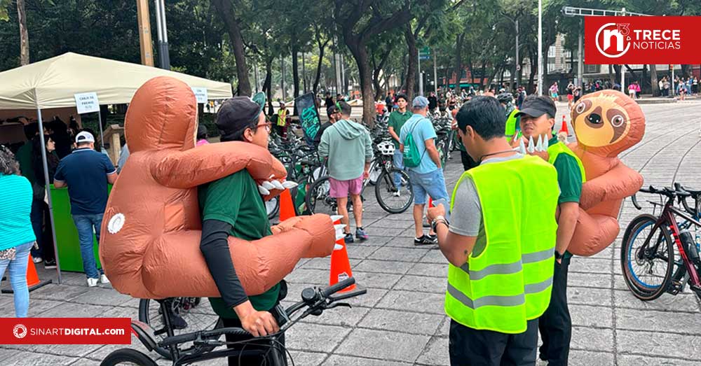 Costa Rica se promociona en México con decenas de bicicletas 