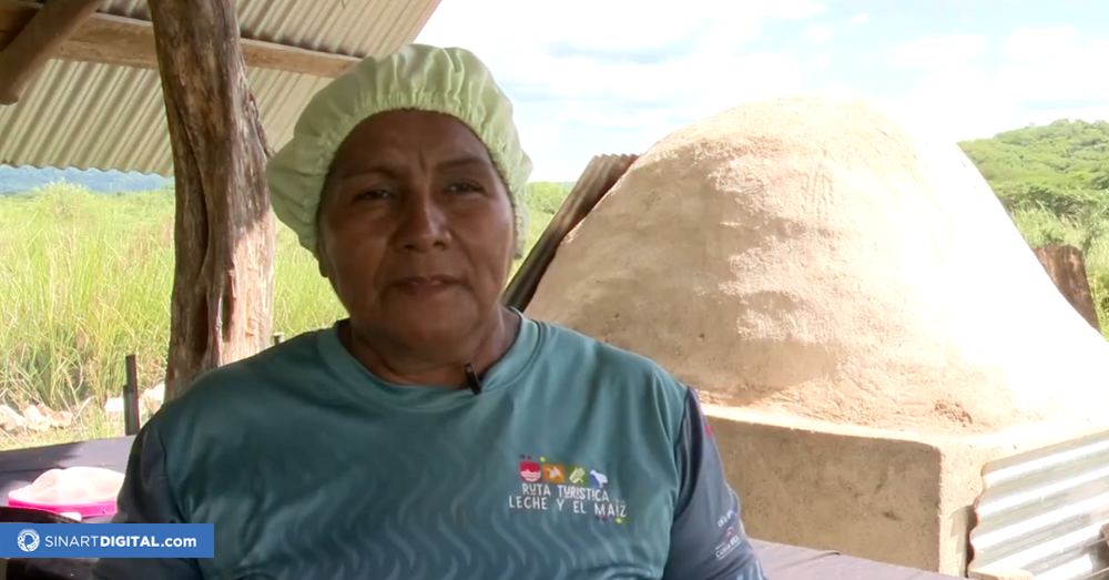 Santos Girón la dueña de la receta Guanacasteca