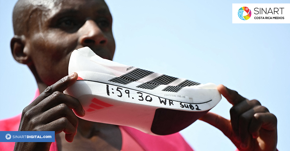 Las zapatillas, un elemento clave para el récord de maratón de Sawe