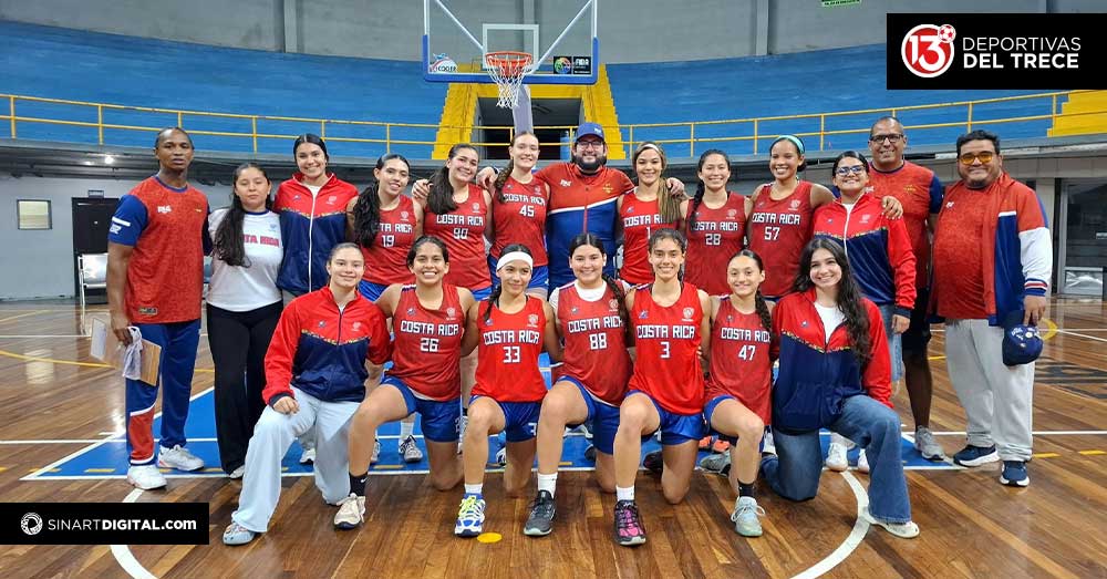 Sele de Basket Femenina a prueba en Guatemala