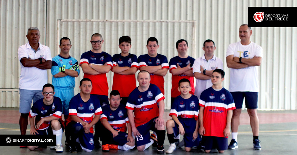 Fútbol inclusivo celebró el día del deporte