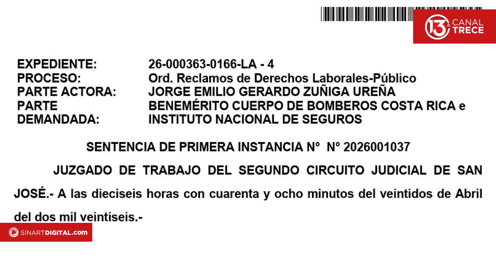Justicia condena al Cuerpo de Bomberos y al INS por negar descansos absolutos a un trabajador durante décadas
