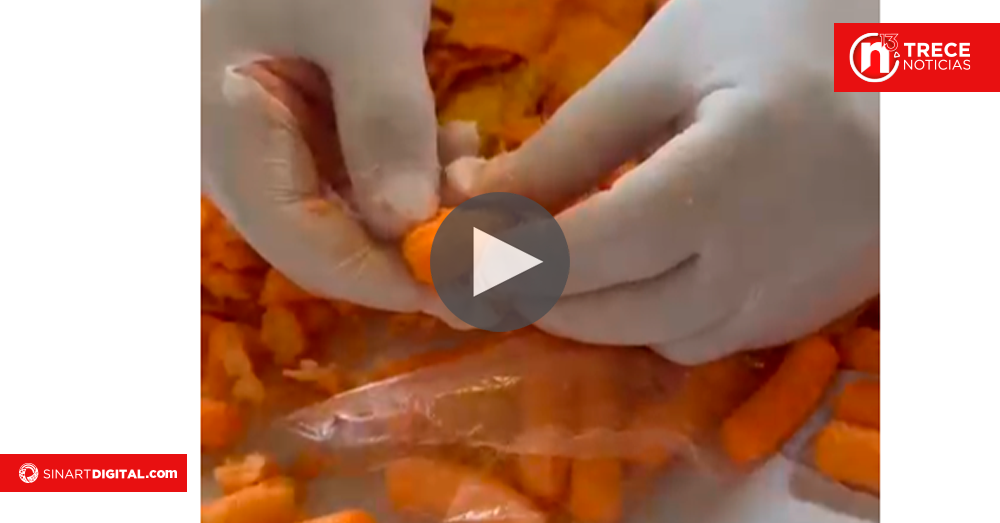 Decomisan droga oculta en snacks