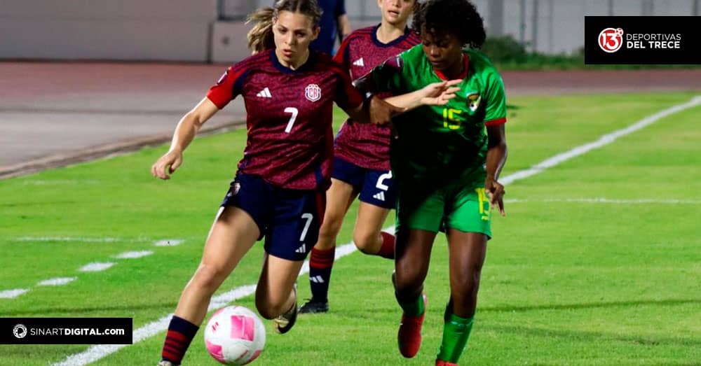 Femenina con el pie derecho en búsqueda del mundial
