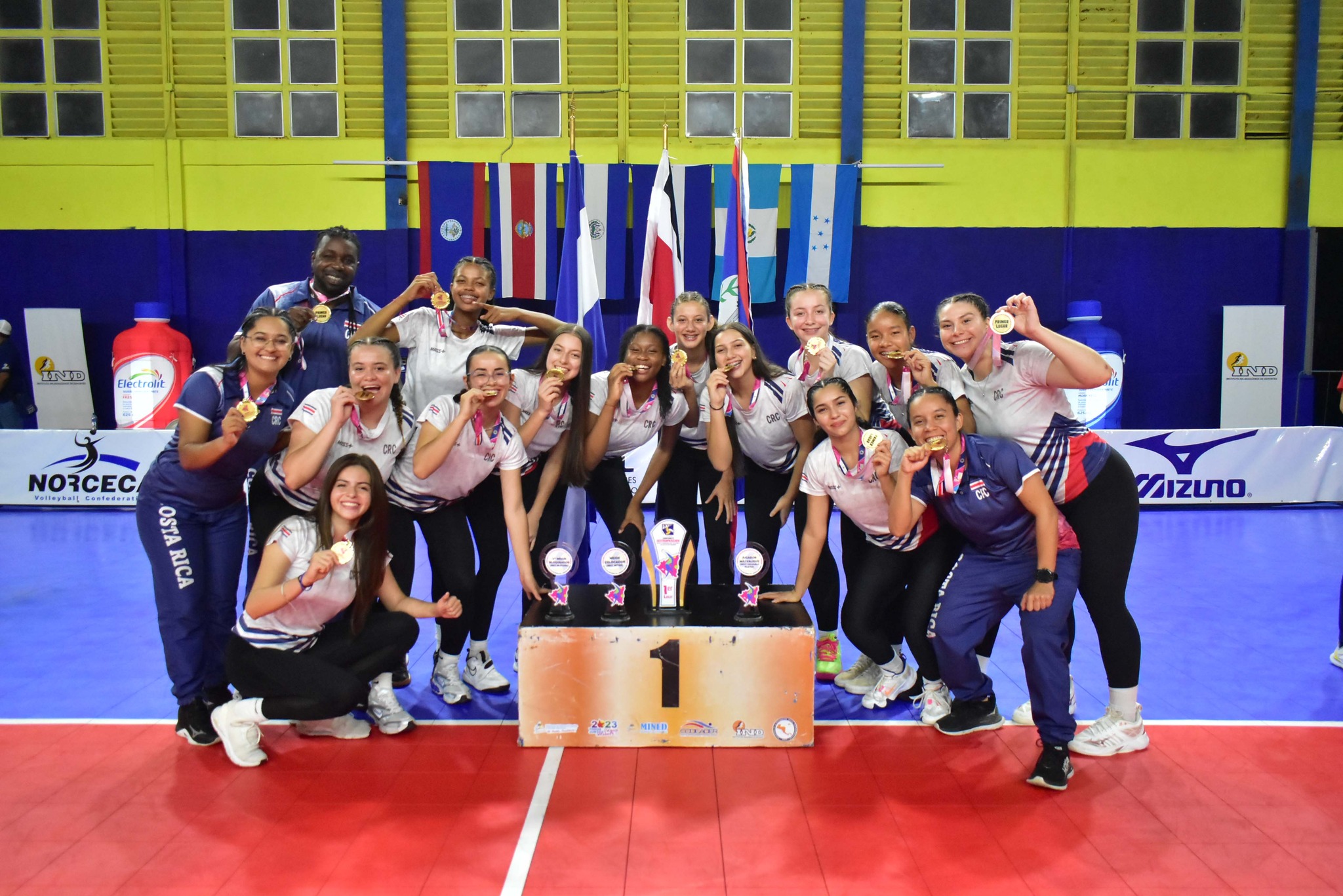 Costa Rica son Campeonas Sub17 de Voleibol Femenino 