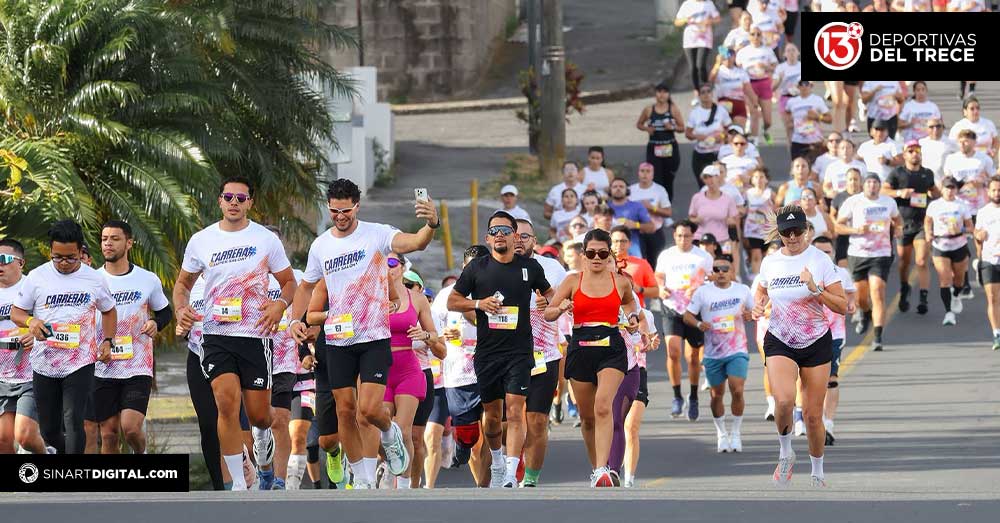 Atletas inundaron las calles josefinas el domingo
