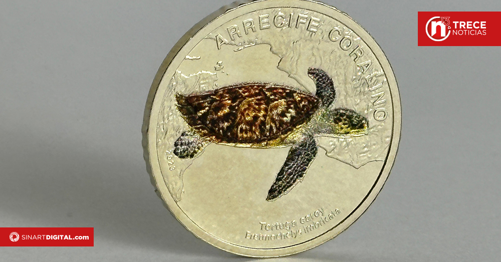 Banco Central lanza nueva moneda de ₡50 con diseño de tortuga carey