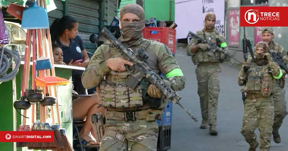Turistas quedan atrapados en mirador por operación contra narcos en Río de Janeiro