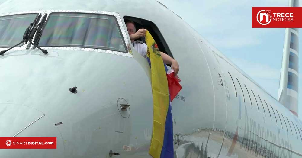 Se reanudan los vuelos comerciales entre Estados Unidos y Venezuela tras siete años