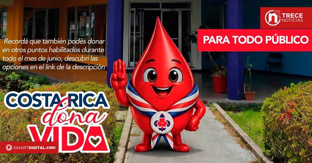 Costa Rica Dona Vida este domingo 